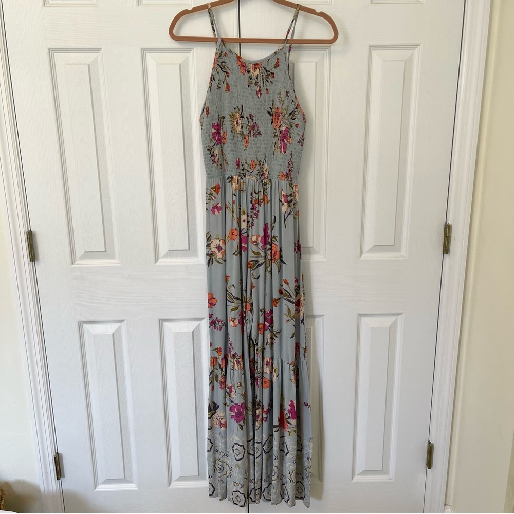 Floral Jumpsuit in Blue and Pink - Picture 4 of 14